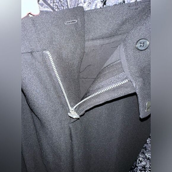 Zadig & Voltaire | Prune Crepe Pants Size 40 / Large in Black - Picture 10 of 15